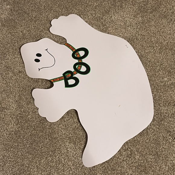 Halloween Vinyl Placemat Kmart Vintage PumpkinTime Set (3) Pumpkins, Ghost Witch - Picture 8 of 16